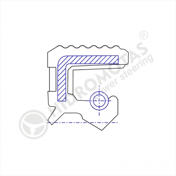 14x24x7 (1PM) Power steering seal